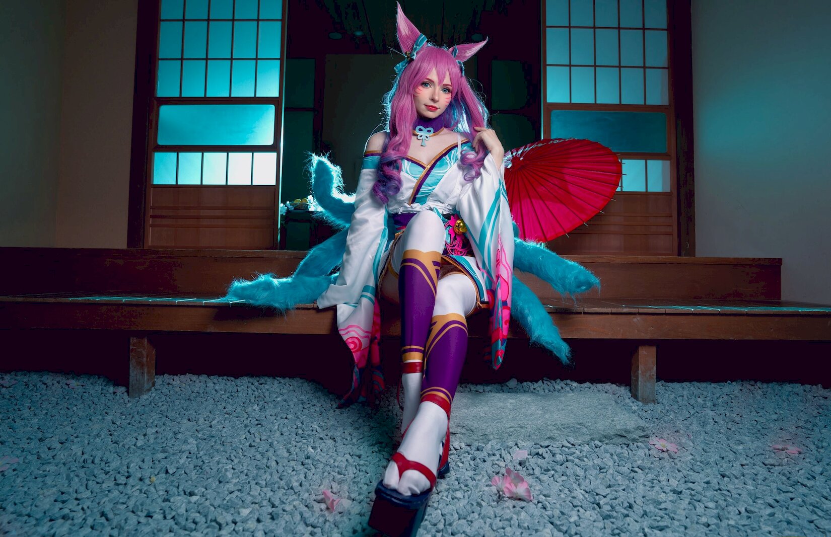 [ŮCosд] Peach milky Peachmilky KDA Ahri [League ofegends]/142P